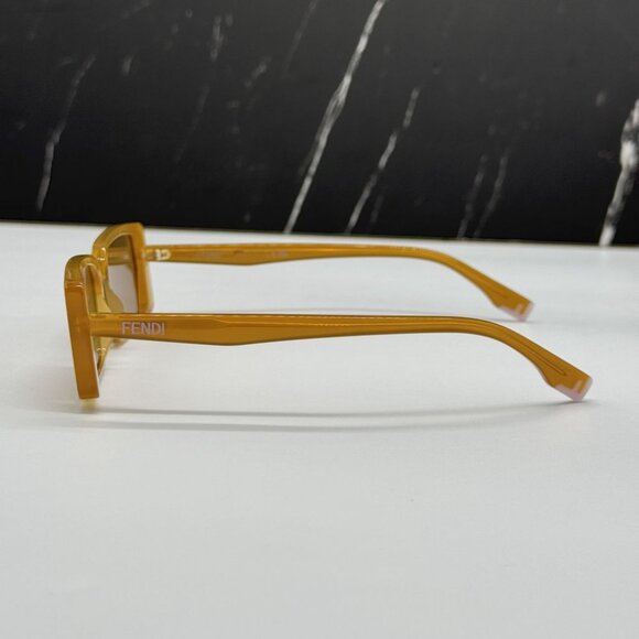 NEW FE40164I 44J FENDI SQUARE ORANGE WOMEN FENDI SUNGLASSES main image 5